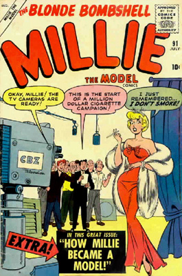 MILLIE the MODEL #91, July, 1959