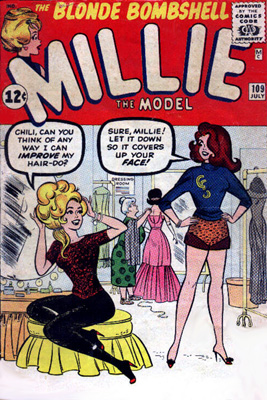 MILLIE the MODEL #109, July, 1962