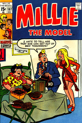MILLIE the MODEL #187, December, 1970