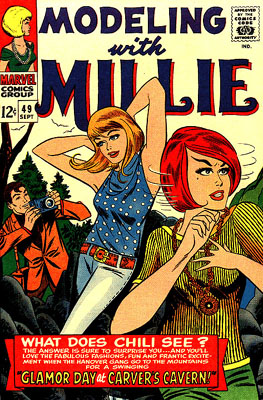 MODELING with MILLIE #49, September, 1966